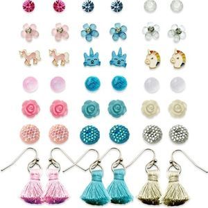 XS Cute Themed Earring Bundle 21 Earring Pairs